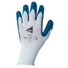 Gants de manutention courante à enduction latex sur support polycoton blanc MM014 sachet de 12 paires taille 8