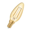 Ampoule LED Vintage 1906 flamme fil or 15W E14