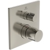 Mitigeur de douche thermostatique encastré Ceratherm C100 carré Gris magnétique