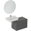 Mitigeur lavabo avec tirette et vidage Conca métal Chrome