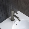 Mitigeur lavabo Conca sans tirette ni vidage Or idem BC753 sans tirette ni vidage