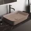 Mitigeur lavabo rehaussé Joy sans tirette Gris magnétique