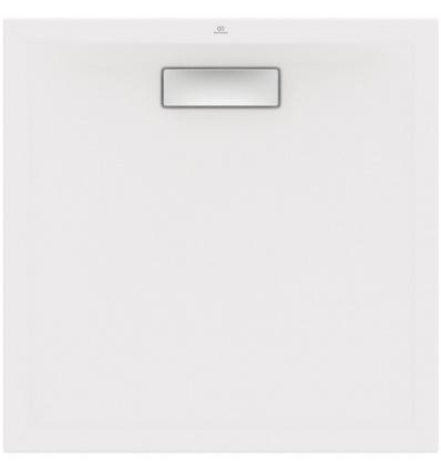 Receveur carré acrylique ultrafin 25 cm Ultra Flat New Blanc Mat 80x80cm