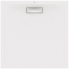 Receveur carré acrylique ultrafin 25 cm Ultra Flat New Blanc Mat 80x80cm