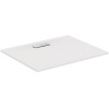 Receveur rectangulaire acrylique ultrafin 25 cm Ultra Flat New Blanc Mat 140x80cm