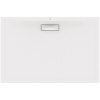 Receveur rectangulaire acrylique ultrafin 25 cm Ultra Flat New Blanc Mat 140x80cm