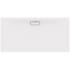 Receveur rectangulaire acrylique ultrafin 25 cm Ultra Flat New Blanc Mat 140x80cm