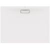 Receveur rectangulaire acrylique ultrafin 25 cm Ultra Flat New Blanc Mat 100x70cm