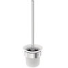 Ensemble portebrosse et brosse wc rond Conca fixation murale gris magnétique