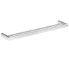 Porte serviette arrondi Conca double barres 60cm chrome