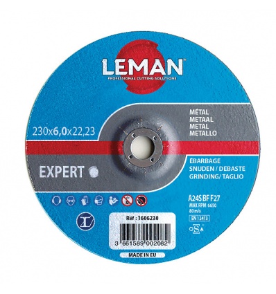 Disque ébarbage Métal 125x60x2223 MD Acier 10 pièces