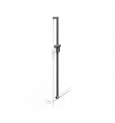 Barre coulissante avec support douchette Cavere Care 1200 mm 095 Anthracite métallisé