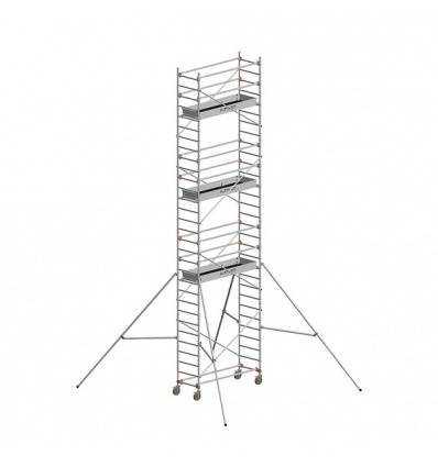 Échafaudage roulant aluminium Altitude 135 hauteur de travail maxi 480 m 1 plancher