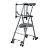 Plateforme individuelle hauteur de travail fixe Wheelys W4 autostable hauteur de travail maxi 295 m 4 marches