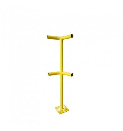 Poteau dangle 90 pour barrière modulaire 1 mètre Ø 40 mm