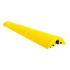 Passecâble caoutchouc 3 canaux jaune 1200x210x65 mm