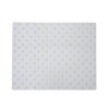 Dalle podotactile clous caoutchouc blanc 810x620x7 mm