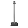 Poteau PVC monobloc base lestée noir Ø 50 mm hauteur 950 mm