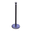 Poteau noir tête cylindrique Ø 50 mm hauteur 1000 mm