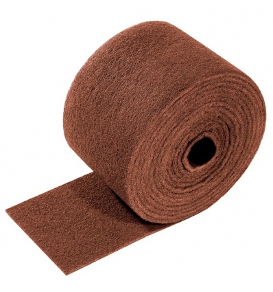 Rouleau abrasif MERCURY ROLL 100 récurage des surfaces difficiles fibres 100 recyclées marron longueur 6m largeur 15 cm