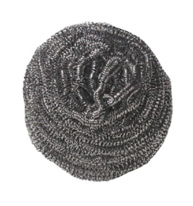 Boule abrasive de récurage Superinox 27 spirale de fils torsadés en acier inoxydable 40g sachet de 10 pièces