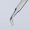 Pince brucelle inox 90mm lisse pointue