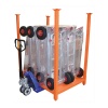 Rack mobile de stockage empilable 1800 kg hauteur des chandelles 914 mm