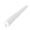 Protection EVA rond fendu 20x8mm blanc Ø40 mm x 750 mm Lot de 5