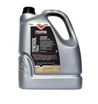 Lubrifiant de synthèse 10W40 Moteurs essence et diesel Synthoil 10w40 bidon de 5 litres