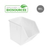 Bac à ingrédients biosourcé 40 L blanc