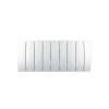 Radiateur Galapagos Atlantic connecté 1000W blanc horizontal 502907