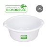 Bac à diviseuse biosourcé rond 19 L blanc