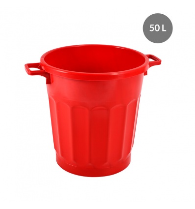 Poubelle ronde tri sélectif 50 L vert