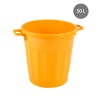 Poubelle ronde tri sélectif 50 L jaune