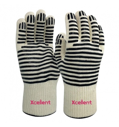 Gants 12401 ARAMIDESILICONE Jauge 10 Chaleur noirbleu taille 10 la paire