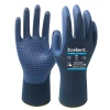 Gants 18003 NYLONNITRILE Jauge 18 bleunoir taille 6 la paire