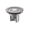 Siphon sol souple grille inox ø114 sortie intégrée ø40