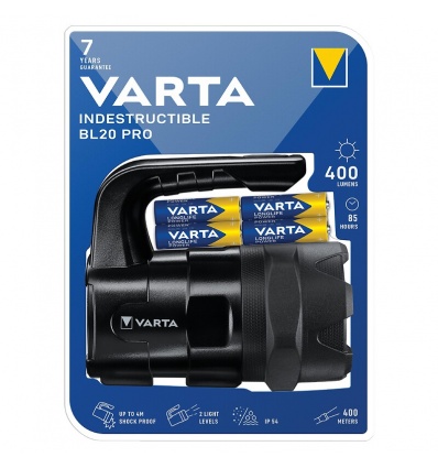 Lanterne LED VARTA indestructible BL20 6 x AA