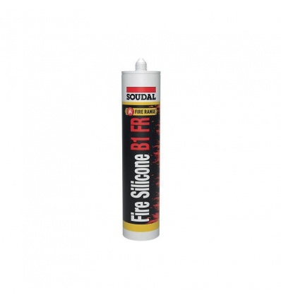 Silicone coupefeu Fire Silicone B1 FR étanche à la fumée coloris gris 15x300ml