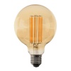 Lampe LED globe vintage à filament Long G125 E27 8 W 680 lm 2000K