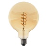 Lampe LED globe vintage à filament Spirale G95 E27 4 W 240 lm 2000K