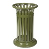 Corbeille à poser ou à fixer Tulipe 60L vert olive 6003