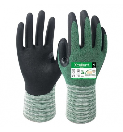 Gants anticoupure B enduction nitrile jauge 18 18931 taille 6 carton de 144 paires