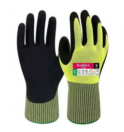 Gants anticoupure C enduction nitrile jauge 13 12353 taille 6 carton de 144 paires