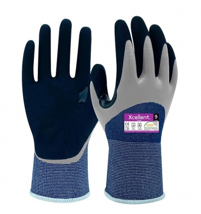 Gants anticoupure C enduction nitrile jauge 15 12902 taille 7 carton de 144 paires