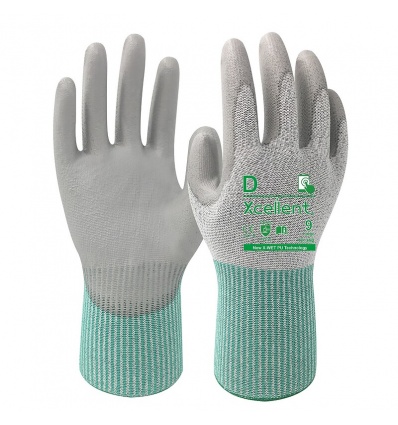 Gants anticoupure D enduction polyuréthane jauge 13 12352 taille 7 carton de 144 paires