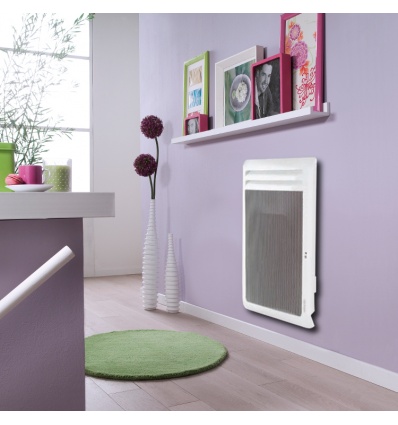 Radiateur Tatou Atlantic connecté 1500W vertical blanc