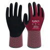 Gants dextérité nylon enduction nitrile jauge 18 18008 taille 6 sachet de 12 paires