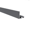 Cornière basse pour placard gris ardoise RAL 7015 mat Longueur 3000mm