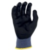 Gants tricotés en nylon bleu en jauge 15 enduction Neofoam OEKOTEX 34600 taille 8